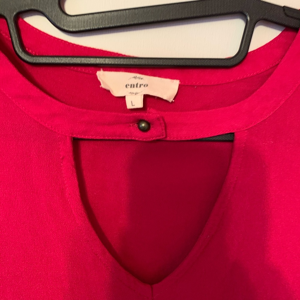 Entro Raspberry Blouse - Picture 3 of 4
